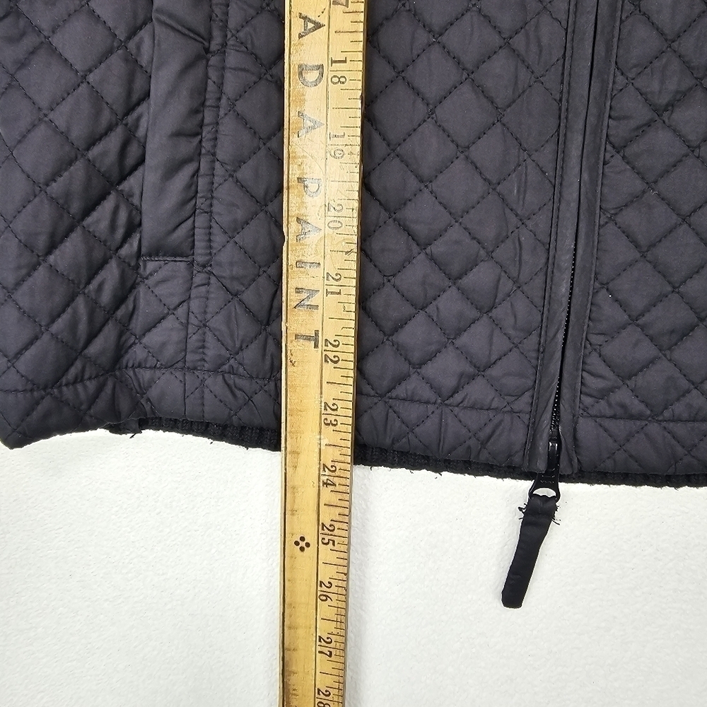 Spanner Quilted and Rib Knit Vest Black Size Medium - Picture 4 of 10